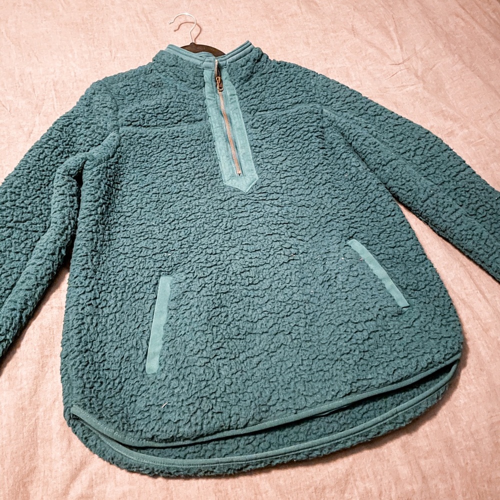 Green Fuzzy Jacket